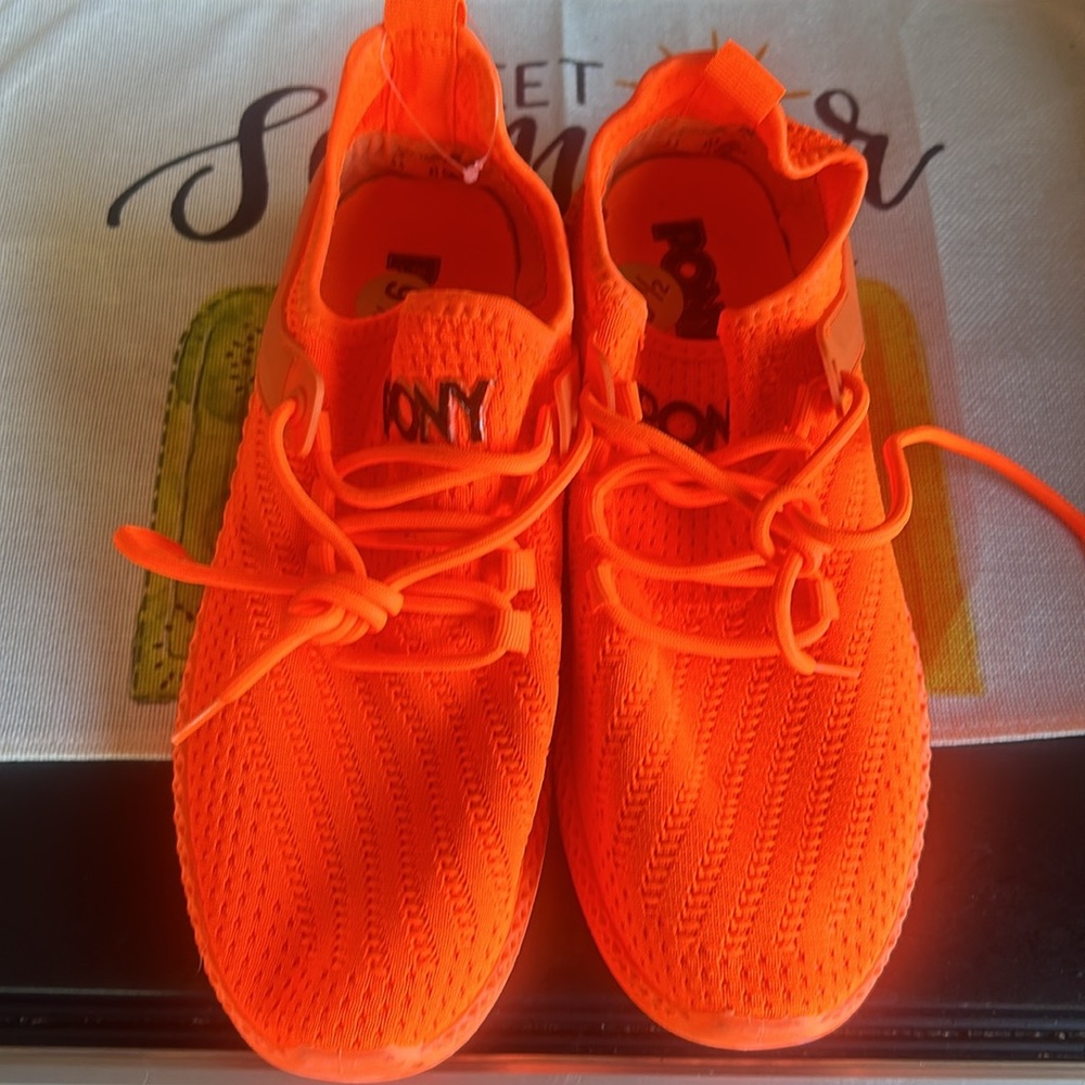PONY Orange Sneakers Lightweight Breathable Athletic - Picture 6 of 6
